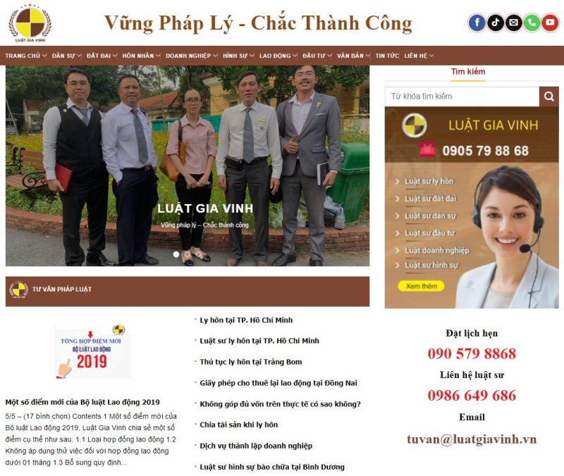 Công ty Luật TNHH Gia Vinh