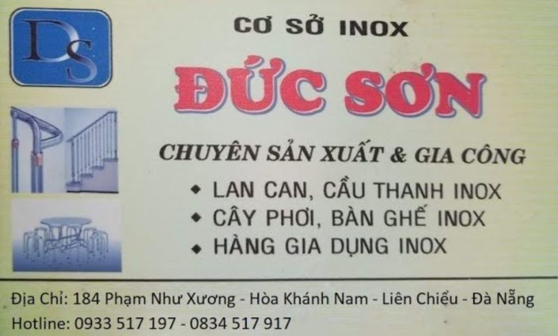 Gia công inox tại Đà Nẵng - Đức Sơn