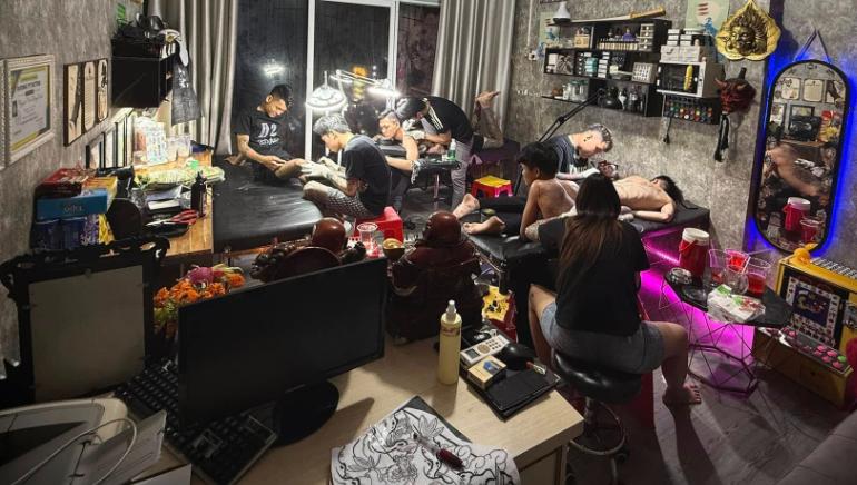 Phòng làm việc tại Dương Tỵ Tattoo