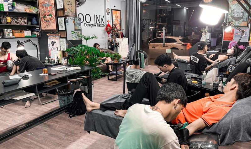 Không gian Tattoo Ink - Tiệm xăm Huế nổi tiếng