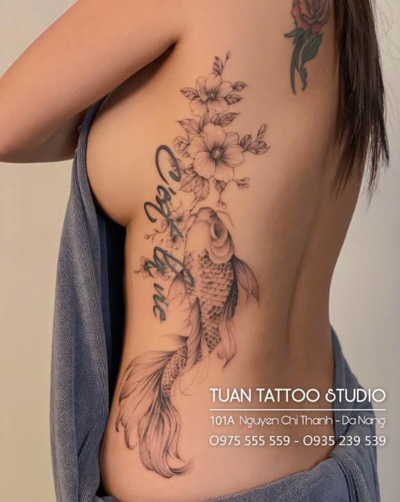Hình xăm nghệ thuật được thực hiện bởi Tuấn Tattoo