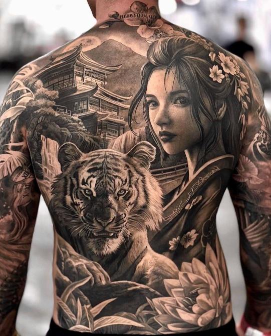 Hình xăm nghệ thuật tại Vũ Tattoo