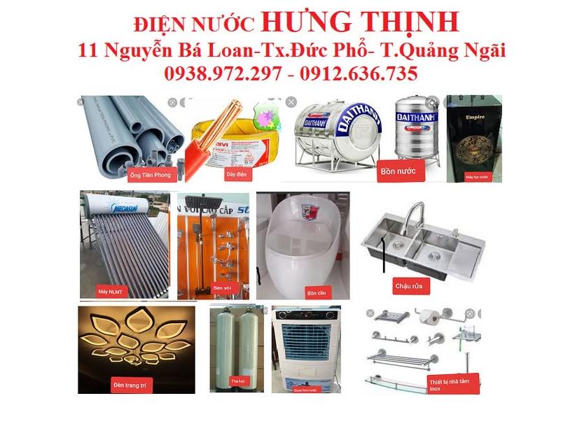 Điện nước Hưng Thịnh - Thiết bị điện Quảng Ngãi uy tín