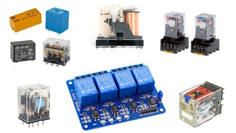 Các loại hình dáng rơ le sử dụng trong công nghiệp