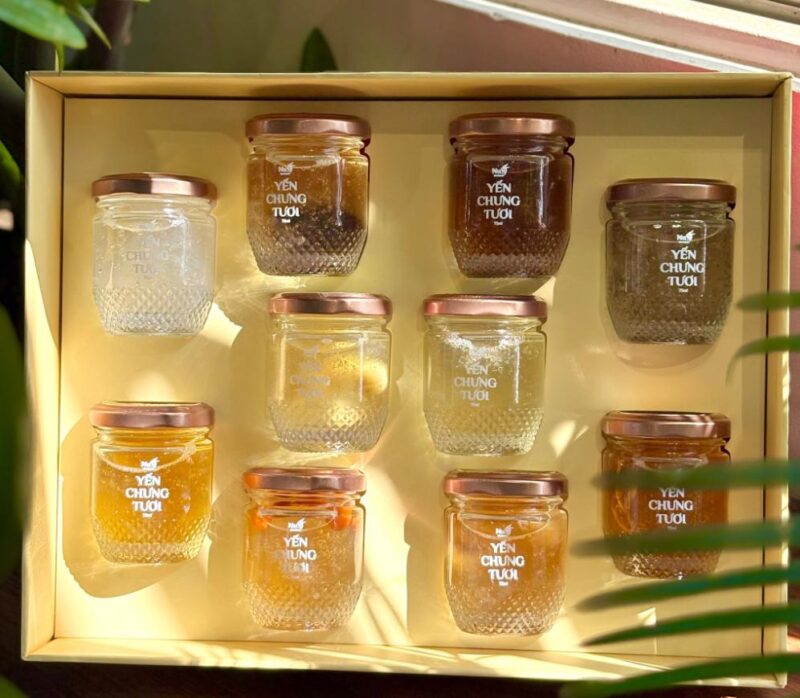 Các sản phẩm yến chưng tươi chất lượng