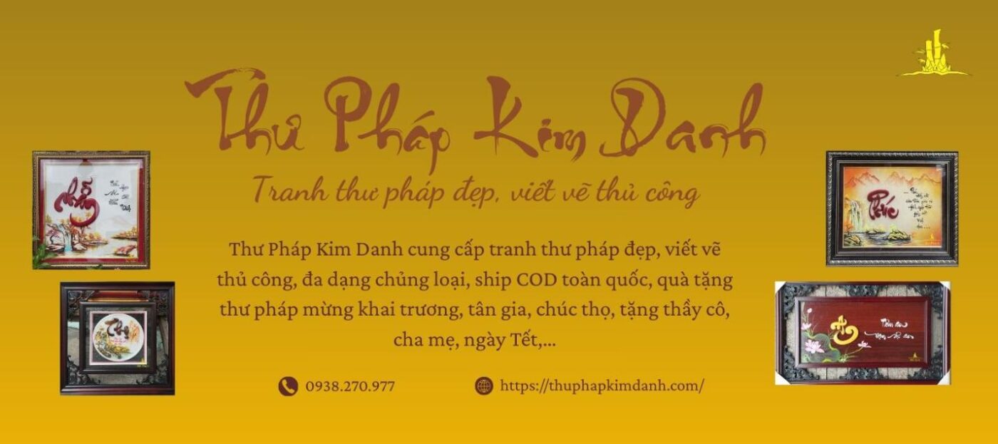 Thư Pháp Kim Danh