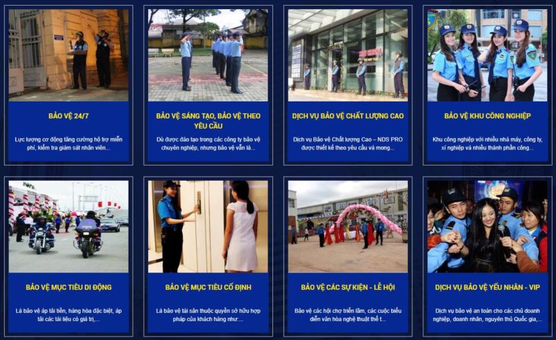 Công ty bảo vệ Nam Kim Long cung cấp đa dạng dịch vụ