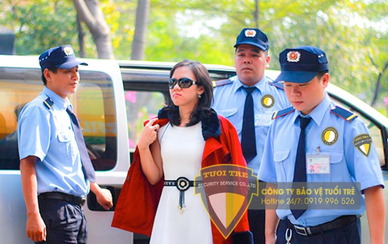 Bảo vê khách hàng VIP chuyên nghiệp, hiệu quả