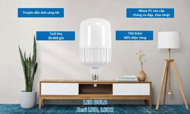 Đèn chiếu sáng MPE sở hữu nhiều ưu điểm nổi trội