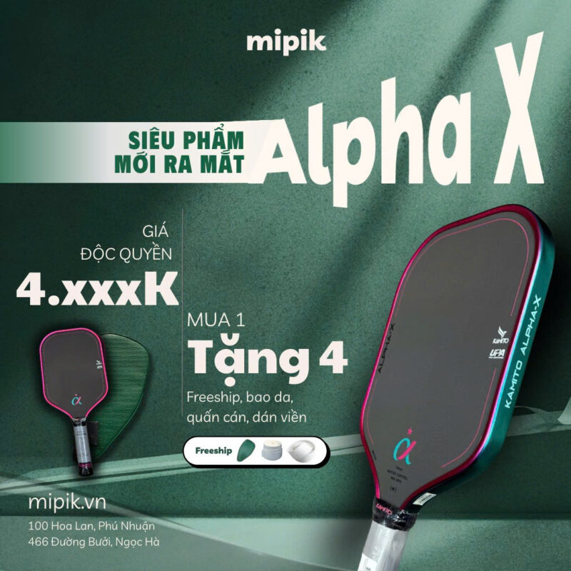 Đối tượng phù hợp với vợt Pickleball Kamito Alpha-X