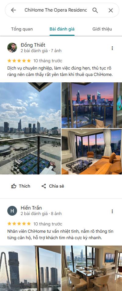 Khách thuê nhận được sự hỗ trợ tốt từ nhân viên