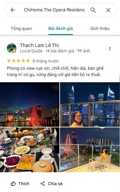 Nhận xét của khách hàng khi trải nghiệm căn hộ dịch vụ tại ChiHome
